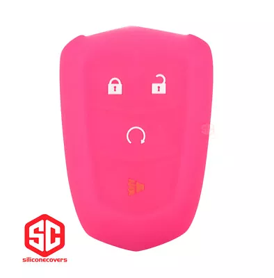1x New KeyFob Remote Fobik Silicone Cover Fit / For Select GM CADILLAC Vehicles • $8.95