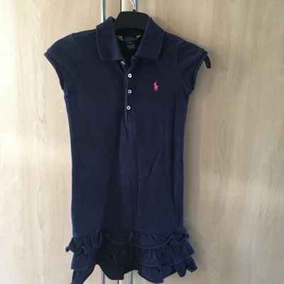 £10 • Buy Polo Ralph Lauren Girls Blue Dress Age 6