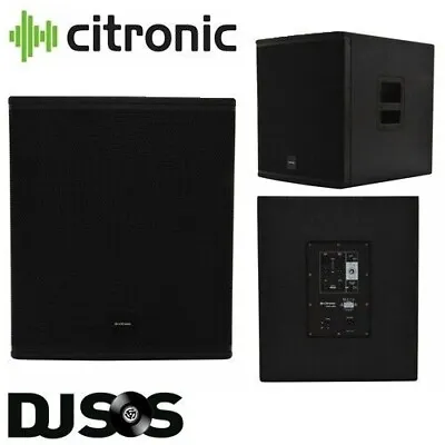 Citronic CASA-15BA 15' Active Subwoofer 1800w Bass Bin DJ Disco • £329