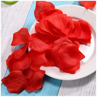 £3.83 • Buy 1000x DIY Flower Girl Basket Rose Artificial Silk Petals Wedding Table Scatters 