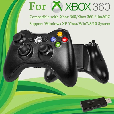 $22.99 • Buy NEW Wireless Controller For Microsoft Xbox 360/ Slim/ 360E, PC Windows 11/10/8/7