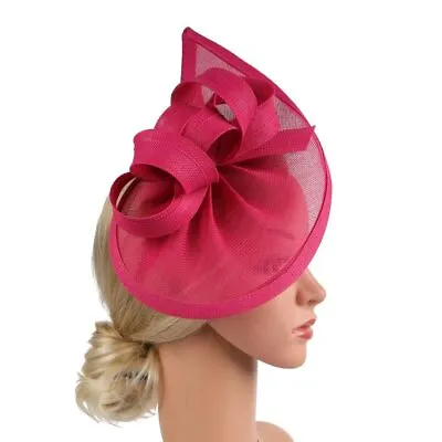 £9.59 • Buy Hat Fascinator Womens Headband Weddings Party Race Royal Ascot Ladies Day Ladies