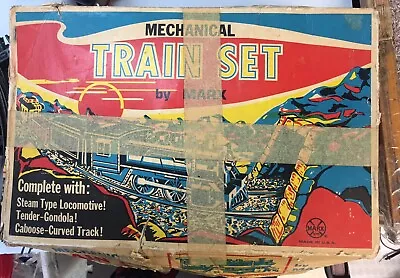 Streamline Mechanical Train Set By Marx Toys USA 1969 • $110