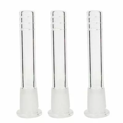 2PCS 4'' Glass Downstem Diffuser 14mm Male Down Stem For Bowl Glass Bong Pipe • $8.89