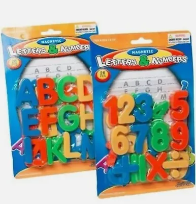 $13.99 • Buy Good Old Values (2 Pack) Magnetic Learning Letters And Numbers, Total 52 Piece