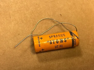 NOS Vintage Sprague Atom 8 Uf 150v Capacitor UT-81 Tube Amp Cap 1950 • $12