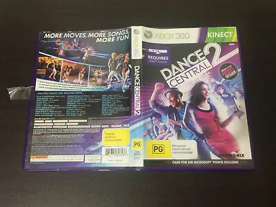 Dance 2 Central Xbox 360 Kinect 2011 • $28