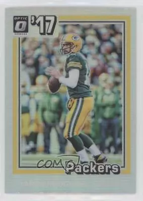 2017 Donruss Optic 1981 Tribute Aaron Rodgers #10 • $1.69