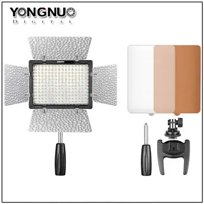 Yongnuo 160LED Video Light Lamp YN160 III 3200K 5500K CRI95 Color Temperature • £64.99