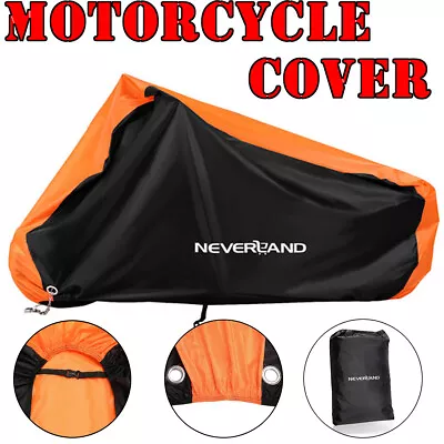 Waterproof Motorcycle Rain Cover For Harley Davidson Road Street Glide Touring • $26.98