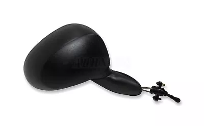 Daewoo Matiz M200 M250 (05-10) Right Side Manual Door Mirror Grained Matte Black • $34.20