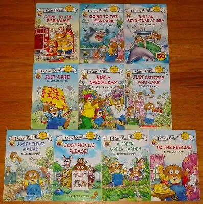 Lot 10 Little Critter I Can Read~my First Shared Reading Books~early Readers • $15.99