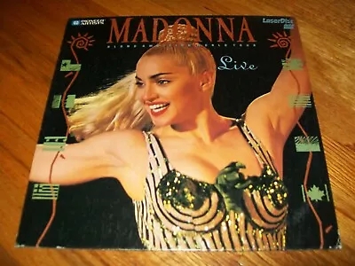 MADONNA - BLOND AMBITION WORLD TOUR LIVE Laserdisc LD MUSIC EXCELLENT VERY RARE • $12.99