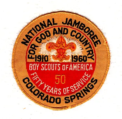 S2 40 Oa Bsa Scouts 1960 NATIONAL JAMBOREE BACK PATCH • $17.99
