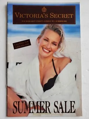 1992 SUMMER SALE Victoria's Secret Catalog ESTELLE LEFEBURE S Seymour NO LABEL • $69.99