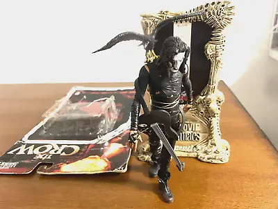 1999 The Crow Eric Draven 6 IN. McFarlane Toys Movie Maniacs Loose But Complete! • $37