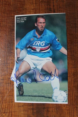 £8.50 • Buy DAVID PLATT (Sampdoria Juventus Aston Villa & Arsenal FC) Hand SIGNED Picture