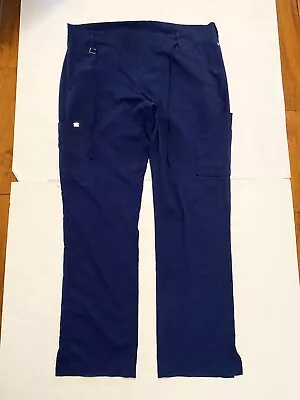 Ladies Grey’s Anatomy Scrub Pants Size M Medium Navy Blue  • $10