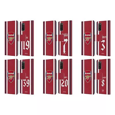 Arsenal Fc 2021/22 Players Home Kit Leather Book Case For Samsung Phones 2 • £19.95