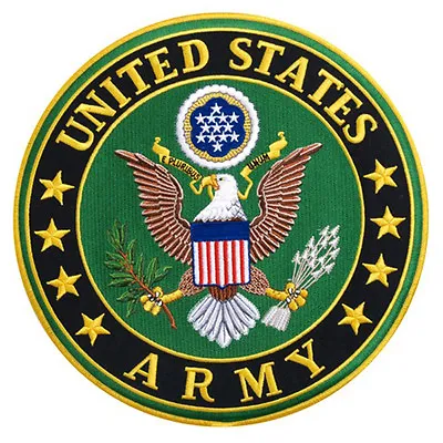 US Army EMBROIDERED 3 Inch IRON ON MILITARY PATCH  • $7.99