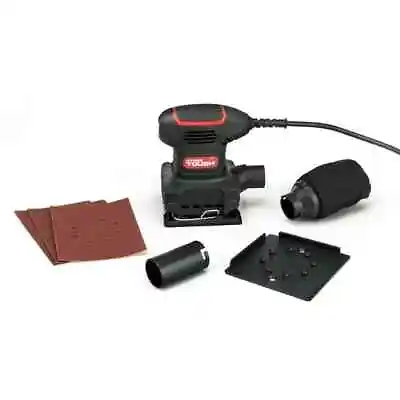 $19.90 • Buy Hyper Tough 2 Amp Corded 1/4 Sheet Palm Sander W/ Dust Bag, Vacuum Hose Adapter
