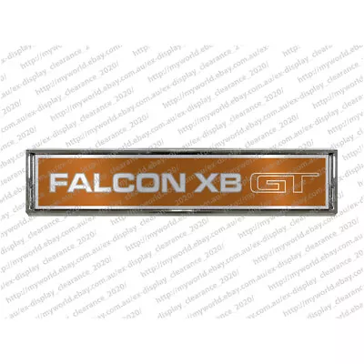 #599 BADGE TO Suit XB GT 351 BRONZE CHROME CAR EMBLEM  • $37