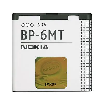 £44.11 • Buy Battery Original Nokia BP-6MT Nokia 6720 Classic N81 E51 N82 1050 MAH