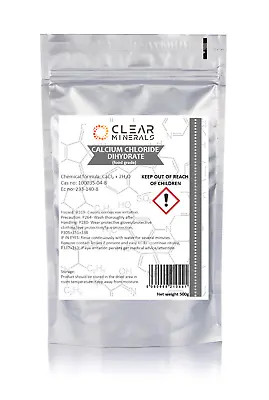 500g Calcium Chloride Dihydrate Food Grade CaCl2 / Flakes • £5.19