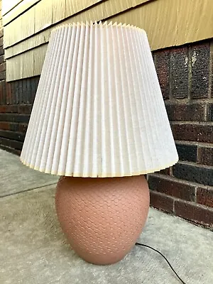 MCM BoHo Studio Pottery Brutalist Mid Century Lamp Martz Era Vintage  • $325