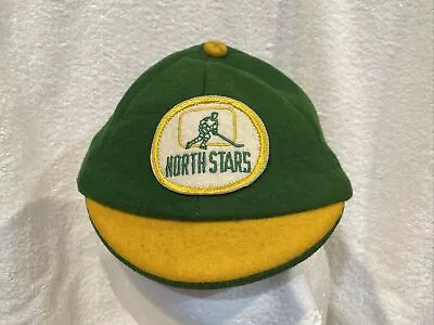 SUPER RARE 1960's Minnesota North Stars Green Youth Size Beanie Style Hat NICE! • $149.99