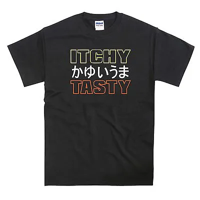 Itchy Tasty Kanji Slogan Resident Evil Zombie T-Shirt • £12.95