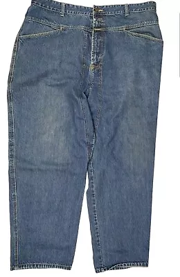 Marithe Francois Girbaud Jeans 44M Blue Denim X Edge Relaxed Fit Hip Hop Baggy • $39.99