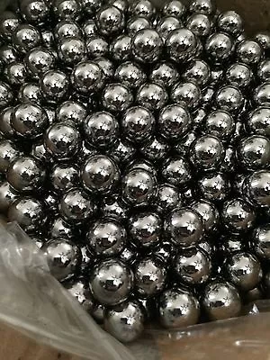 100 Diameter Chrome Steel Bearing Balls 9/16  Ball Bearings Toy Game Craft • $7.99