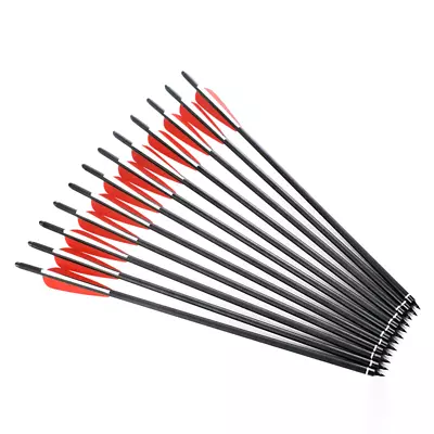 Musen Crossbow Aluminum Arrows Crossbow Bolts For Archery And Hunting 12pcs • $51.95