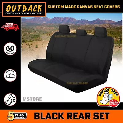 REAR CANVAS Seat Covers For Ford RANGER NEXT GEN XLS XLT Wildtrak 5/2022-2024 • $122.55