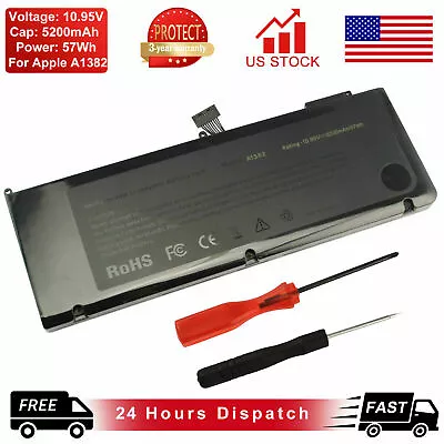 77.5Wh Battery For Apple Macbook Pro 15.4  Inch A1382 MD103LL/A MD104LL/A A1286 • $24.59