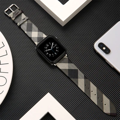 $17.99 • Buy 42/44 Genuine Leather Apple Watch Band Strap IWatch Series 6 5 4 3 2 1 38/40mm