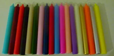 Set Of 3 New Dinner Candles 21cm Long - Various Colours • £4.25