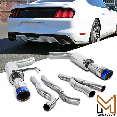 NEW Catback Exhaust Fits 2015-2021 Ford Mustang 2.3L EcoBoost Burnt Tip Kit US • $247.99