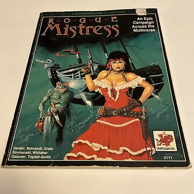 $96.19 • Buy ROGUE MISTRESS 1991 Stormbringer RPG Adventure Book 2111 Chaosium Inc Elric 