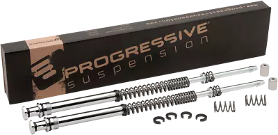 Progressive 41mm Monotube Front Fork Spring Lowering Kit 00-17 Harley Softail • $273.55