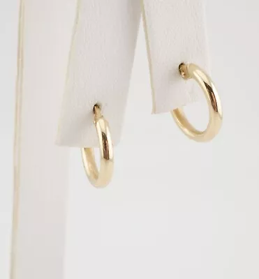 Beautiful Pair Of Arpas 14K Gold Hoop Earrings • £68.99