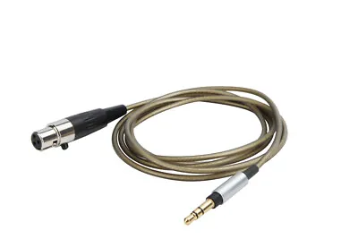 Male 3.5 Mm TRS To 3-Pin Mini Female XLR Silver Plated Audio Cable 4FT/6FT • $17.99