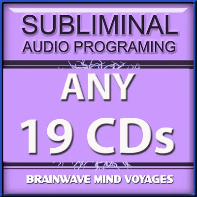 ANY 19 CDs SUBLIMINAL HYPNOSIS DEAL Mind Altering Audio Tunes Your Brain Waves! • $134.99