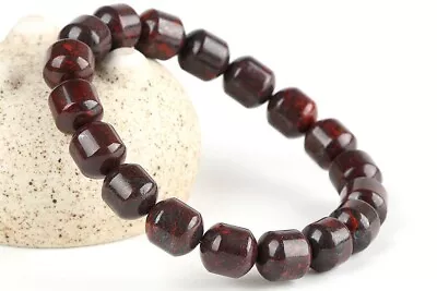 Red Eden Stone Bracelet Dragon Blood Crystal Gem Meteorite Amulet Jewelry • $8.69