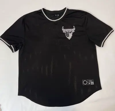 Chicago Bulls Authentic Clothing Label VNeck T-shirt Black 23 Michael Jordan 4XL • $39.99