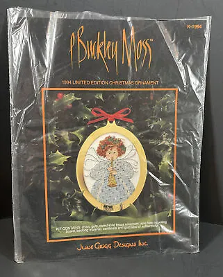 P Buckley Moss 1994 Limited Edition Counted Cross Stitch Ornament Kit  • $9.95
