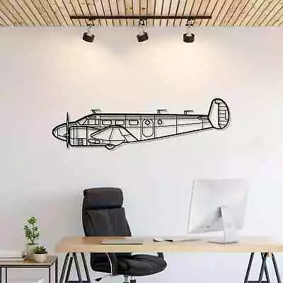 Wall Art Home Decor 3D Acrylic Metal Plane Aircraft USA Silhouette C45-H • $87.99