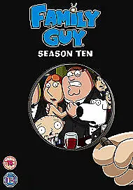 Family Guy: Season Ten DVD (2011) Seth MacFarlane Cert 15 3 Discs Amazing Value • £2.47