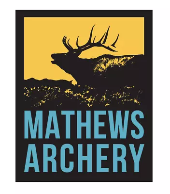 @NEW@ 2023 Mathews Archery Inc. Elk  Bugle  Sticker! 3X3.75  • $5.99